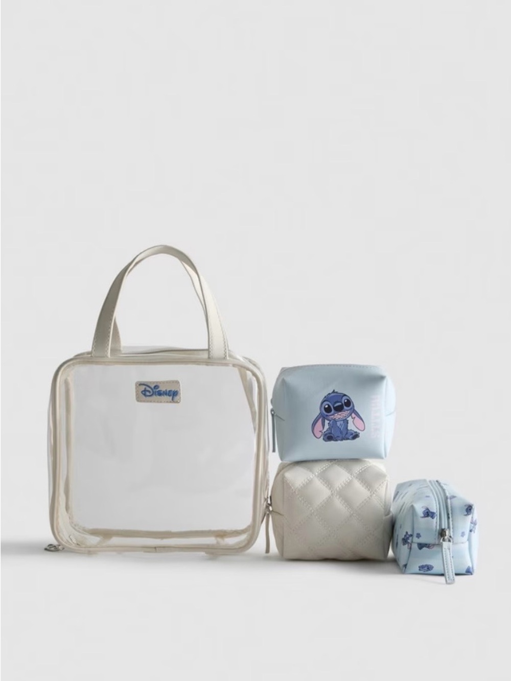 Disney Stitch 4-piece set makeup bag